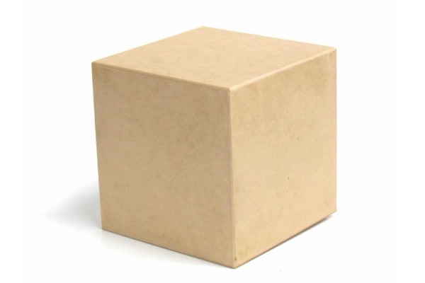 CUBO DE MDF QUADRADO FECHADO 8X8X8CM 3MM